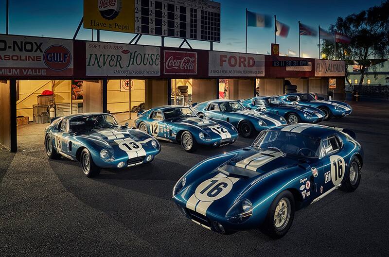 Six Shelby Daytonas